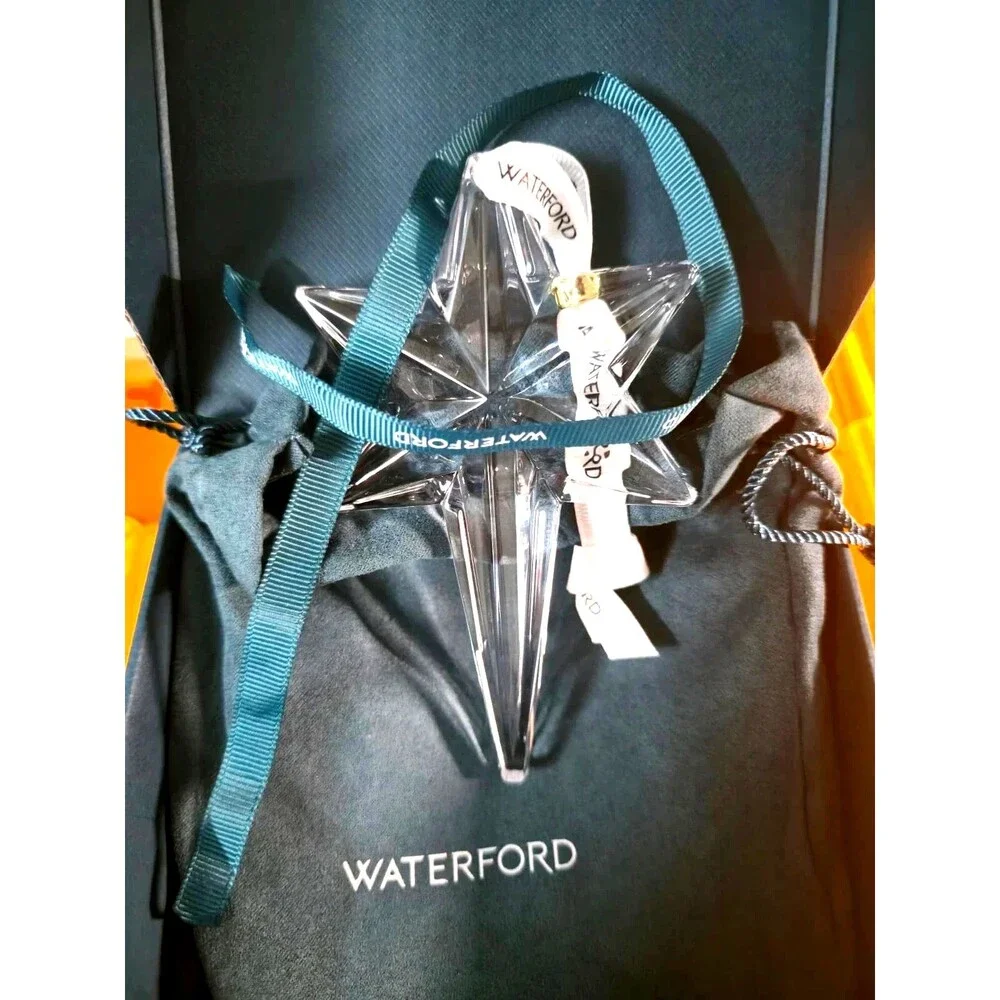 Waterford 2025 Annual Snowstar Crystal Christmas Ornament Holiday Decor